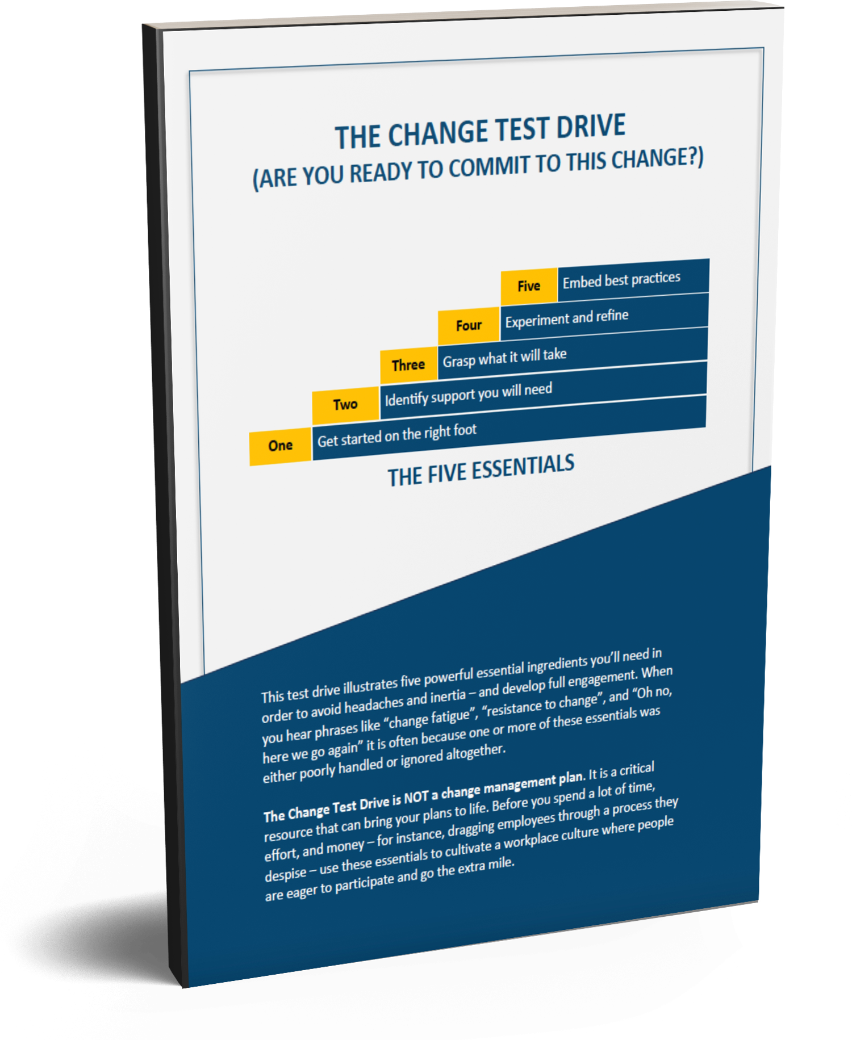 the change test drive cover